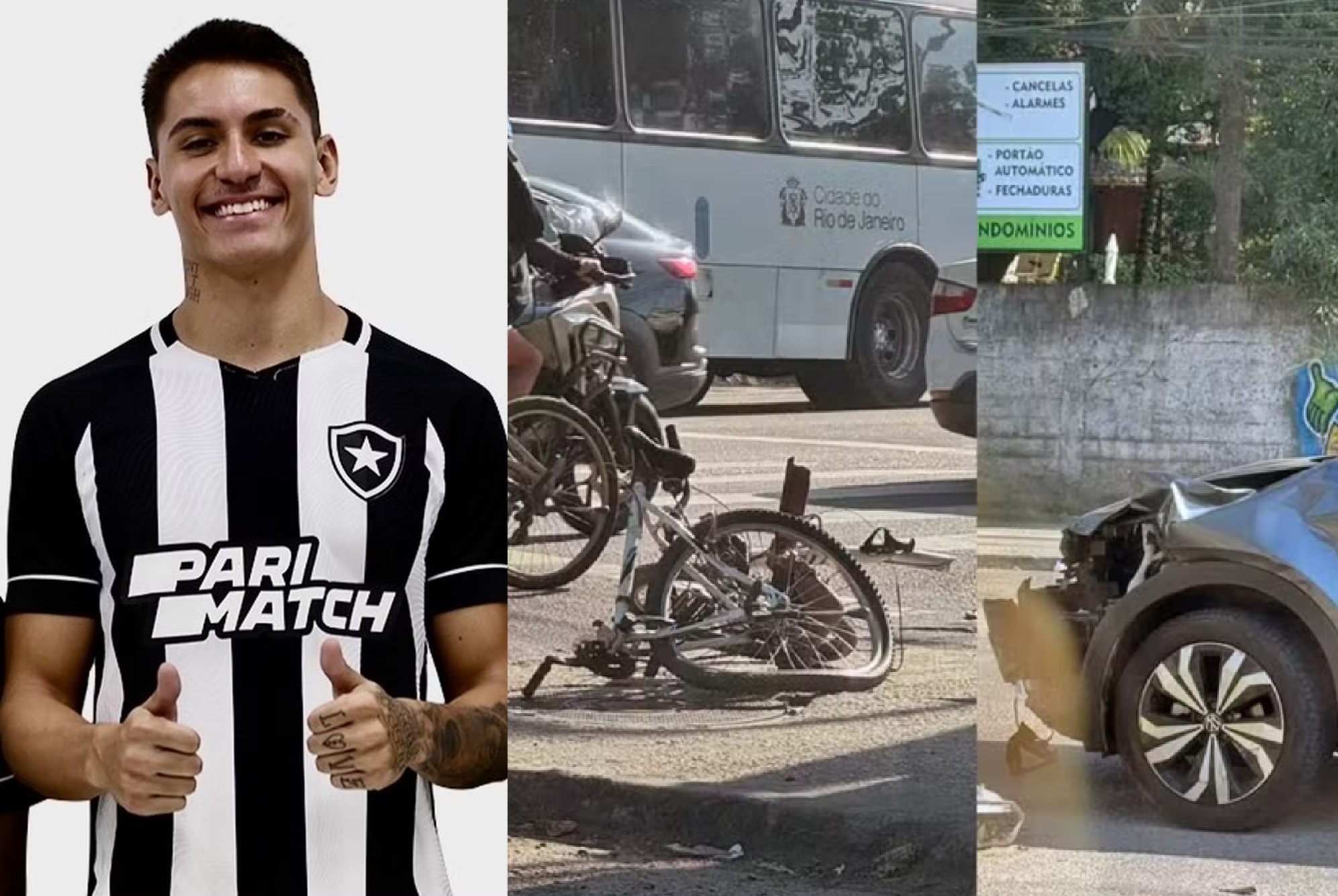 Morre uma das quatro vítimas de atropelamento por ex-jogador do Botafogo   