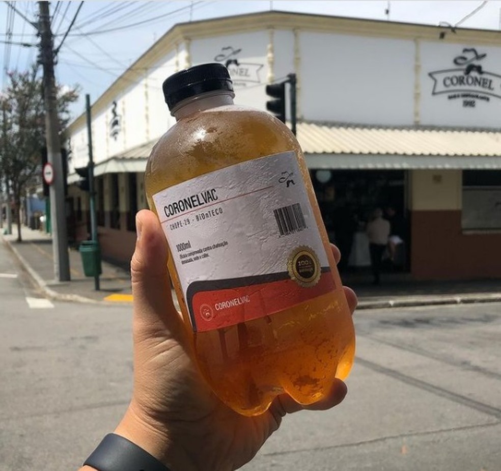 Bar cria bebida inspirado em vacina contra a Covid-19