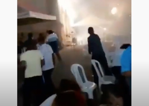 Explosão de fogos de artifícios em homenagem a santa deixa 24 feridos