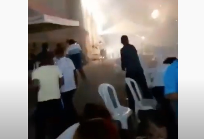 Explosão de fogos de artifícios em homenagem a santa deixa 24 feridos