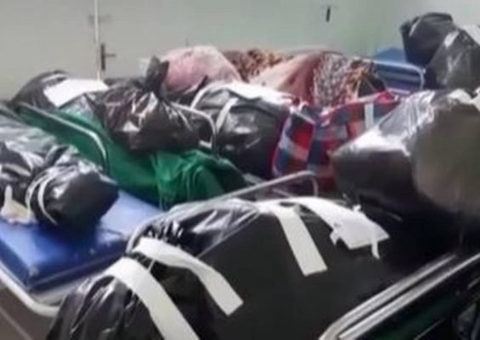 Vídeo: Necrotério de hospital de Covid tem corpos acumulados em Roraima