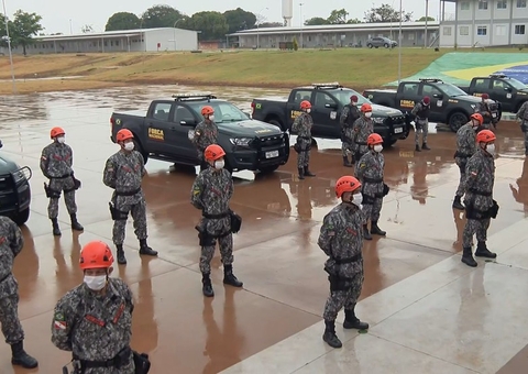 Força Nacional envia 40 bombeiros para combater incêndios no Pantanal