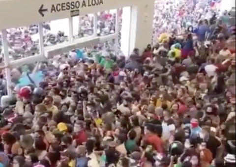 Loja da Havan em Belém é fechada pela polícia após tumulto em inauguração