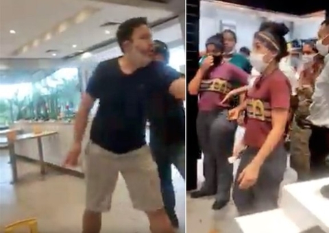 Vídeo: Cliente faz barraco em lanchonete por falta de Katchup