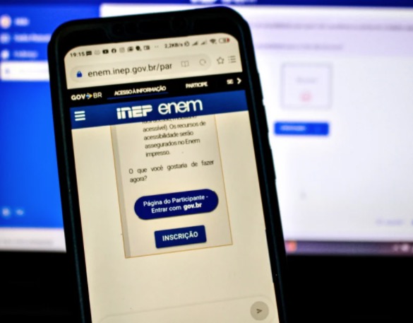 Prazo para conclusão de cadastro do Enem termina na próxima quinta-feira