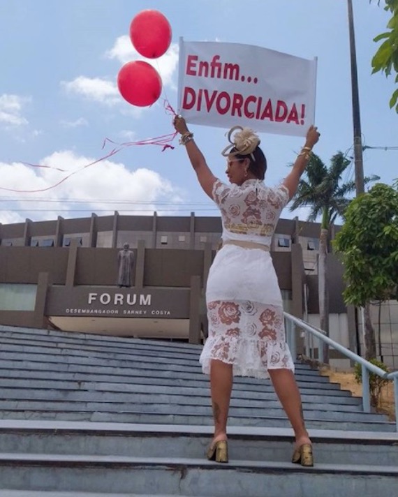 Empresária viraliza com ensaios de fotos comemorando divórcio 