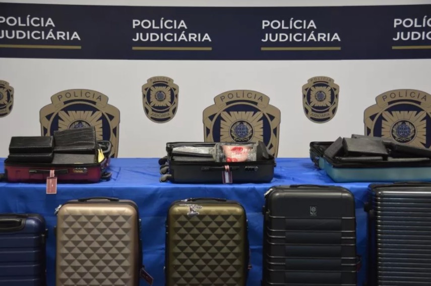 Brasileiros são flagrados com 170 Kg de cocaína em jatinho em Portugal