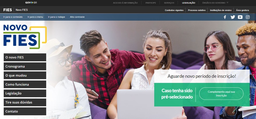 Começam hoje inscrições para 50 mil vagas remanescentes do Fies; saiba mais