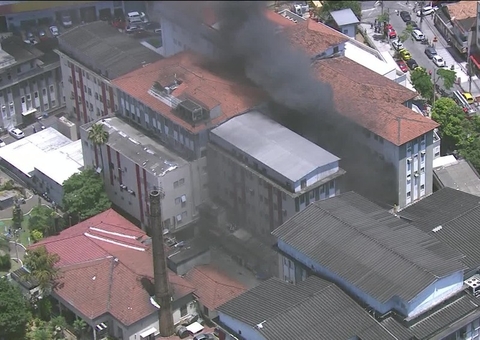 Sobe para 5 o número de mortos em incêndio no Hospital de Bonsucesso