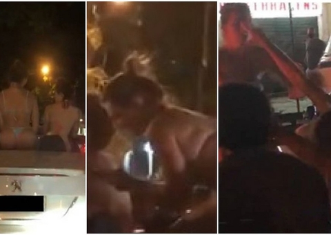Vídeo: Mulher de biquíni agride cliente de bar em confusão no Leblon 
