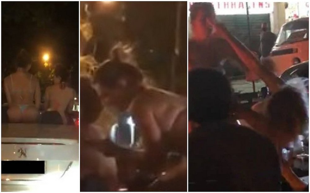 Vídeo: Mulher de biquíni agride cliente de bar em confusão no Leblon 