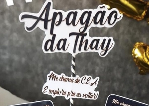 Amapaense faz aniversário com tema de apagão: 'À noite eu te deixo suado'