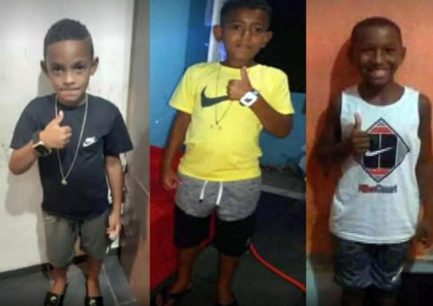 Polícia faz buscas em área de mata para encontrar meninos desaparecidos