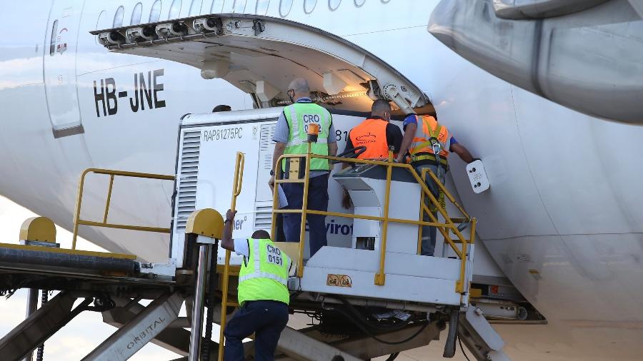 Lote com mais de 5 milhões de doses da Coronavac chega ao Brasil