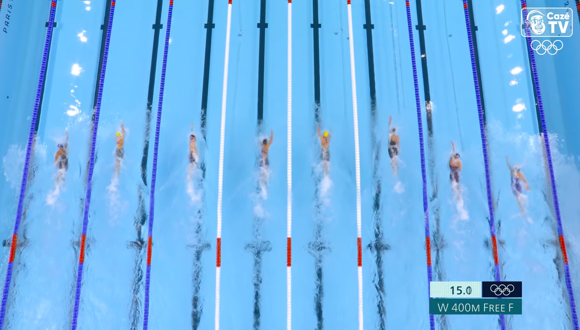 Mafê fica em 7º nos 400m livre feminino; Austrália leva o ouro 