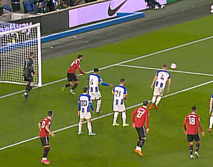 Alvo do Liverpool marca no fim, e Brighton vence United pelo Inglês