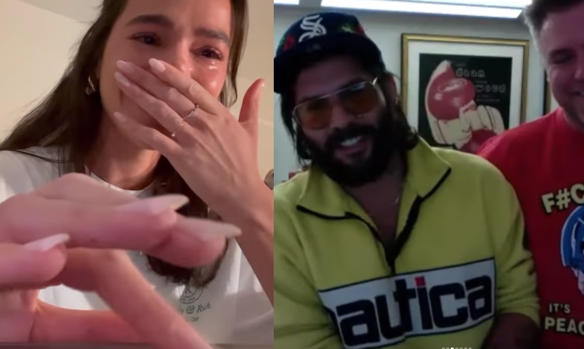 Em vídeo, Bruna Marquezine ‘pira’ ao ser convidada para ‘Besouro Azul’