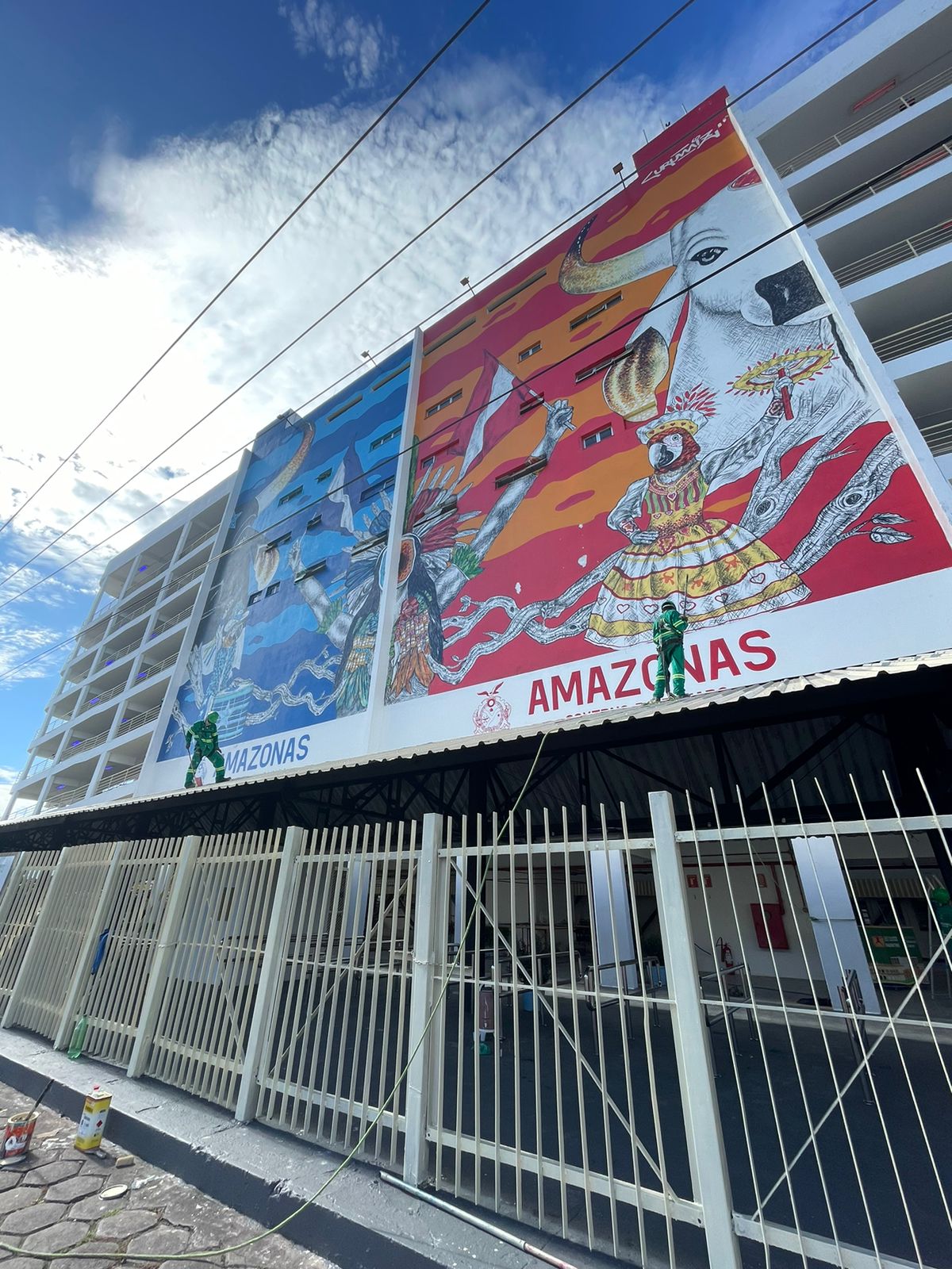 Bumbódromo de Parintins passa por reforma e manutenção