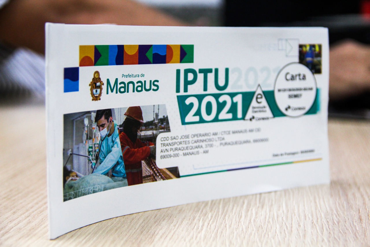 Quinta parcela do IPTU de Manaus vence na próxima segunda