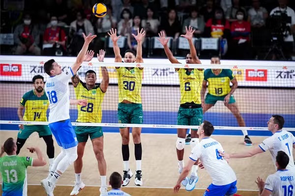 Brasil perde para a Eslovênia na Liga das Nações masculina
