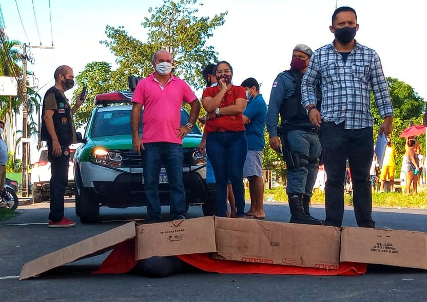Homem morre ao ser atropelado a caminho do trabalho em Manaus