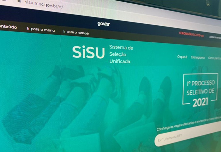 Sisu: Começam amanhã inscrições para vagas em instituições públicas