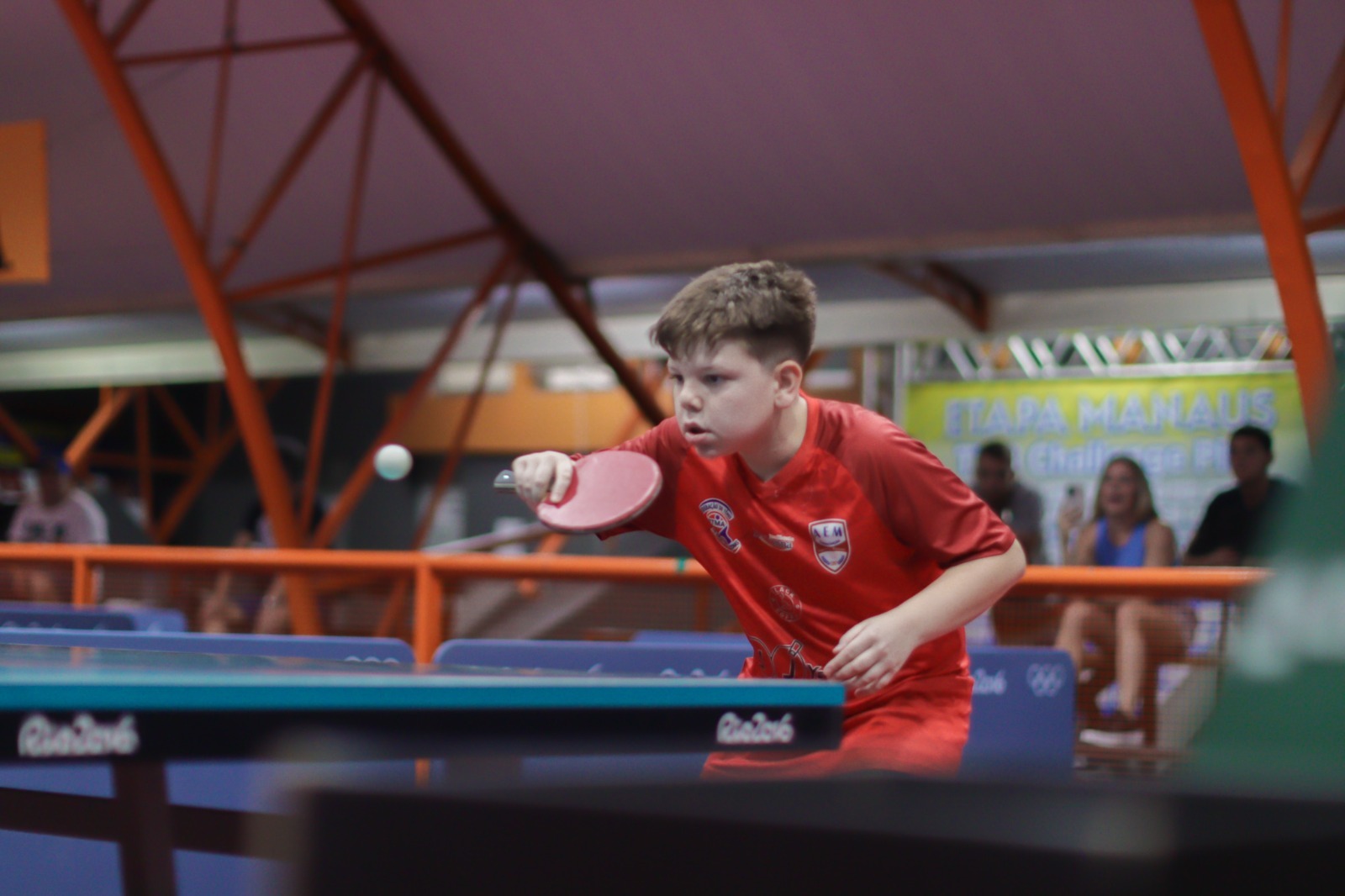 Vila Olímpica é sede da 1ª etapa do Campeonato Amazonense de Tênis de Mesa 