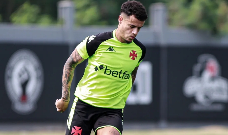 Vasco não relaciona Coutinho para decisão contra o Athletico-PR