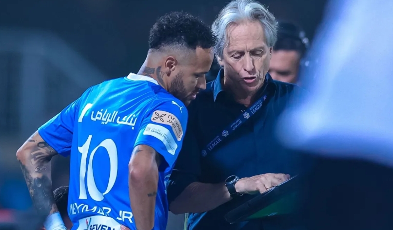 Jorge Jesus revela frustração com Neymar: 'Saiu triste comigo'