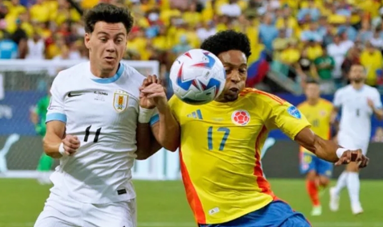 Colômbia supera Uruguai mesmo com um a menos e vai à final da Copa América