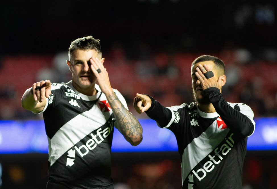 São Paulo perde do Vasco e fica a um ponto do Z4 do Brasileirão