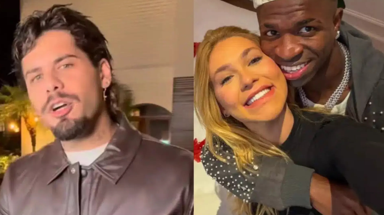 Zé Felipe quebra o silêncio e fala sobre romance de Virginia com Vini Jr. 