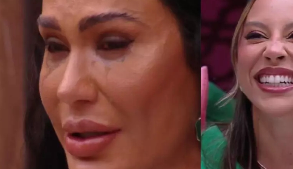 Gracyanne Barbosa chora no 'BBB 25' após Renata acusá-la de roubar comida
