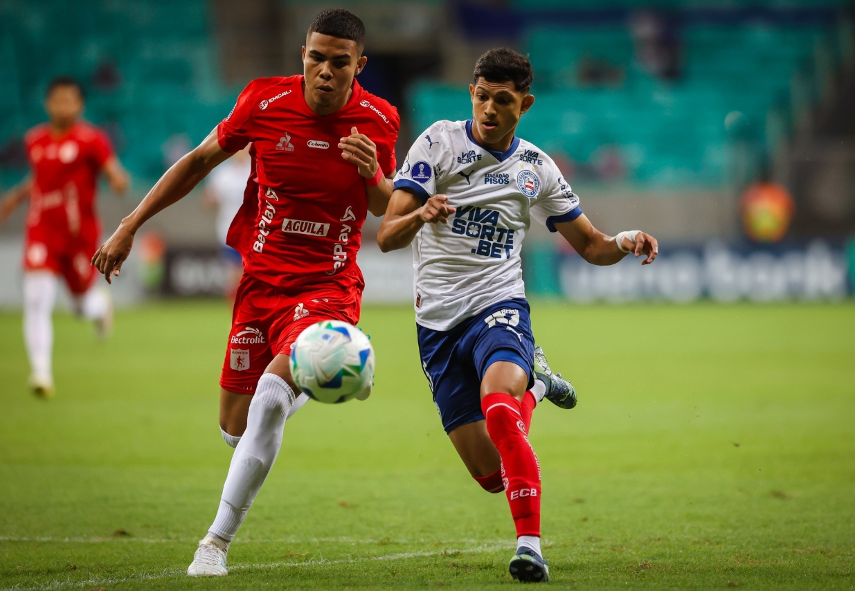 Bahia empata com América de Cali na ida dos playoffs da Sul-Americana