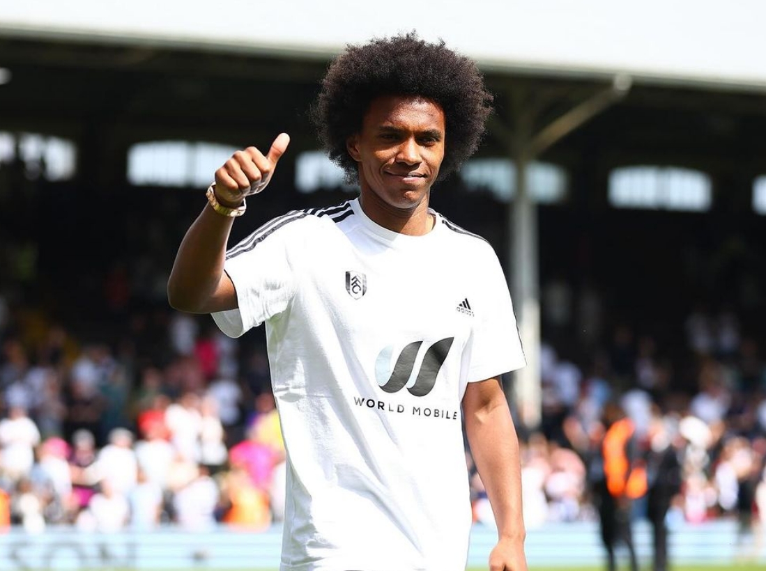 Fulham anuncia saída de Willian, ex-Corinthians, que fica sem clube