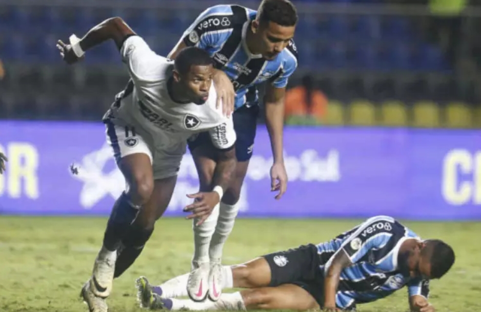 Botafogo vence o Grêmio e assume a liderança do Brasileirão