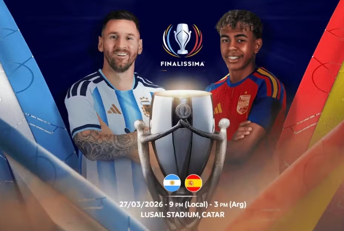 Messi e Yamal vão se enfrentar em Argentina x Espanha, na Finalíssima