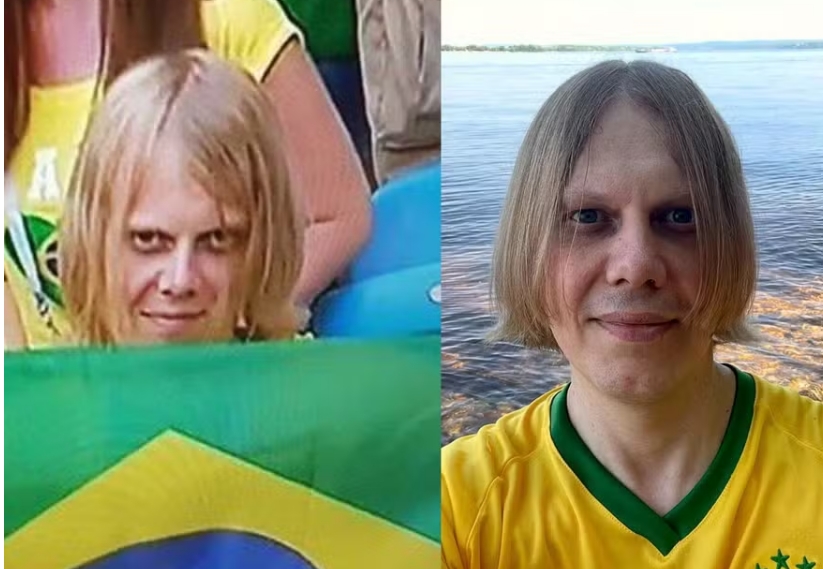 Torcedor russo conhecido como 'Psicopata do Hexa' comemora CPF