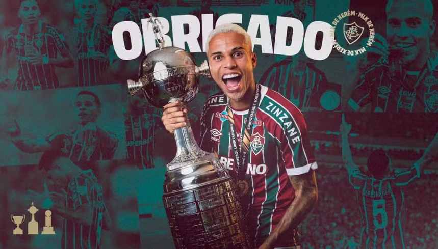 Fluminense vende Alexsander ao Al-Ahli por R$ 54 milhões