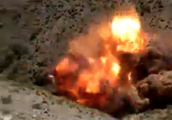 Caminhão com oxigênio para vítimas da Covid explode; Veja vídeo 