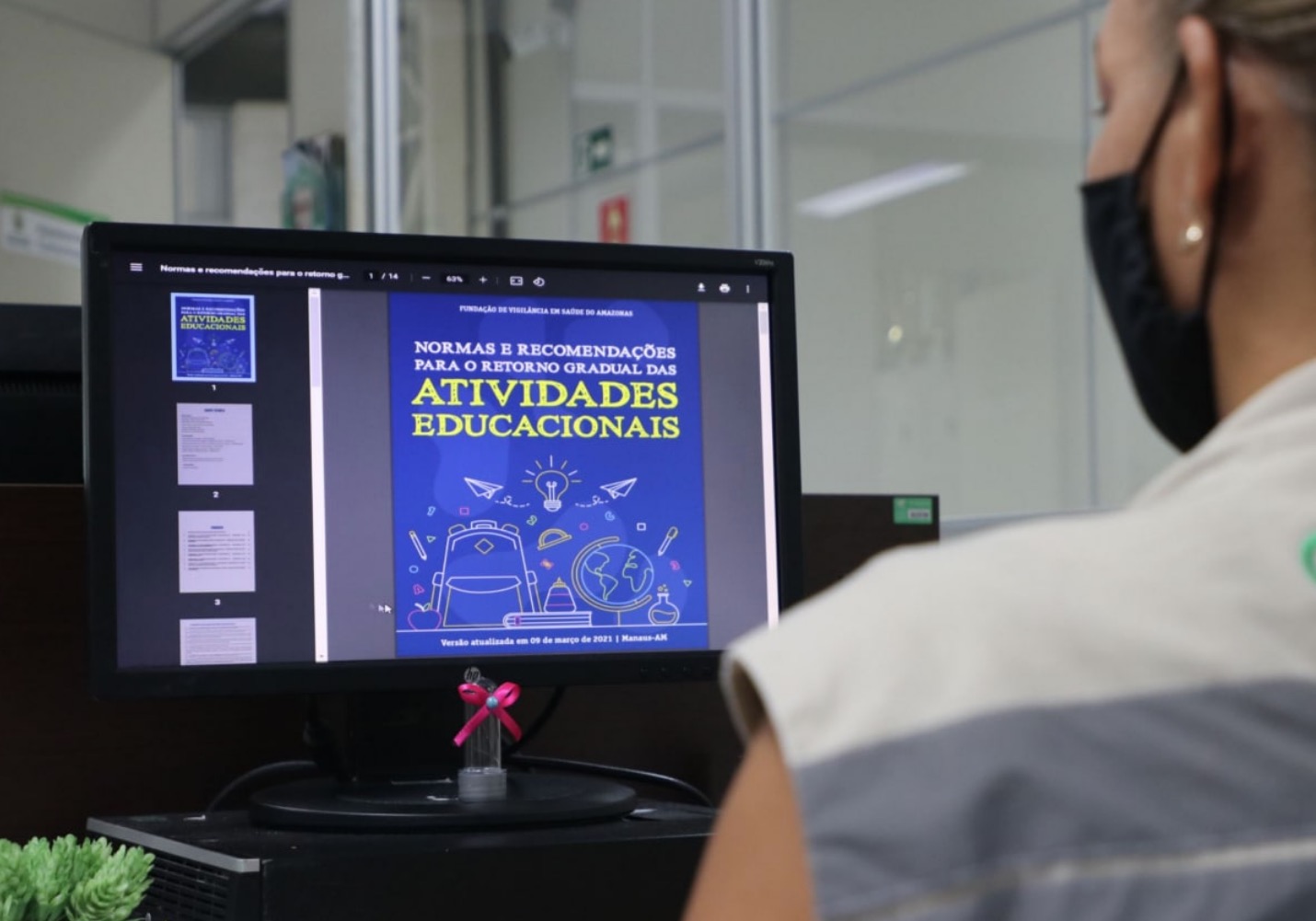 FVS emite protocolo para retorno seguro das aulas presenciais no Amazonas