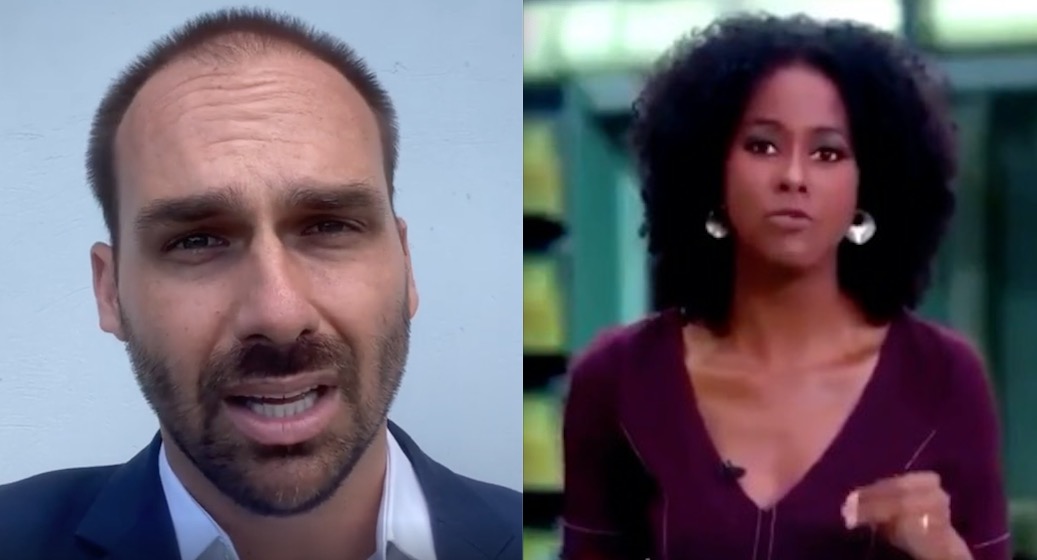 Eduardo Bolsonaro detona Maju Coutinho após comentário sobre lockdown 