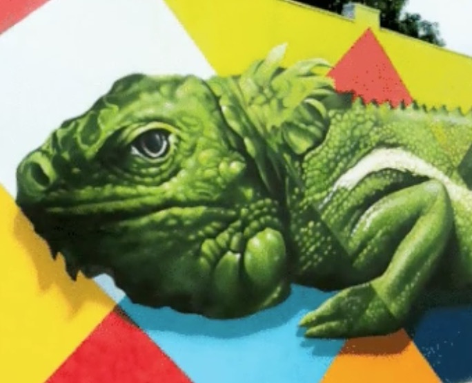 Mural que custou R$ 400 mil desmancha quatro meses após inauguração em RR