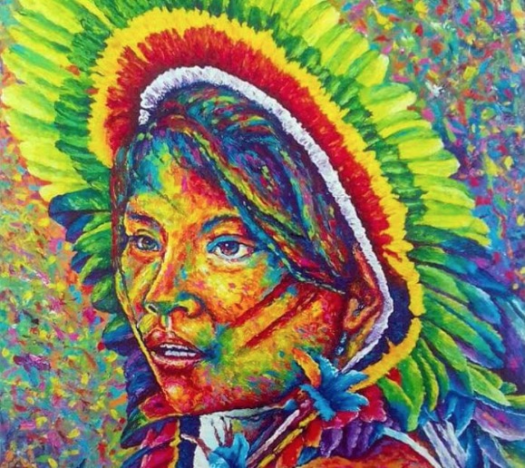 Manart lança estampa inspirada na obra ‘Karajá’ do artista Rubens Belém