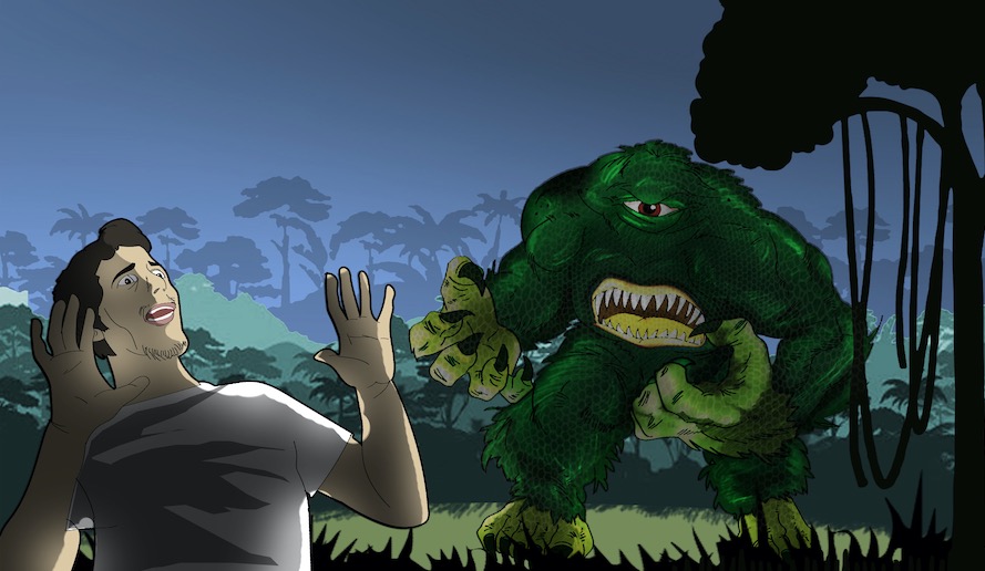 Gigante com olho na testa, Mapinguari põe medo em quem entra na floresta