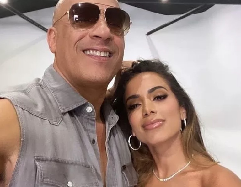 Anitta posa com Vin Diesel nos EUA e confirma música em Velozes e Furiosos