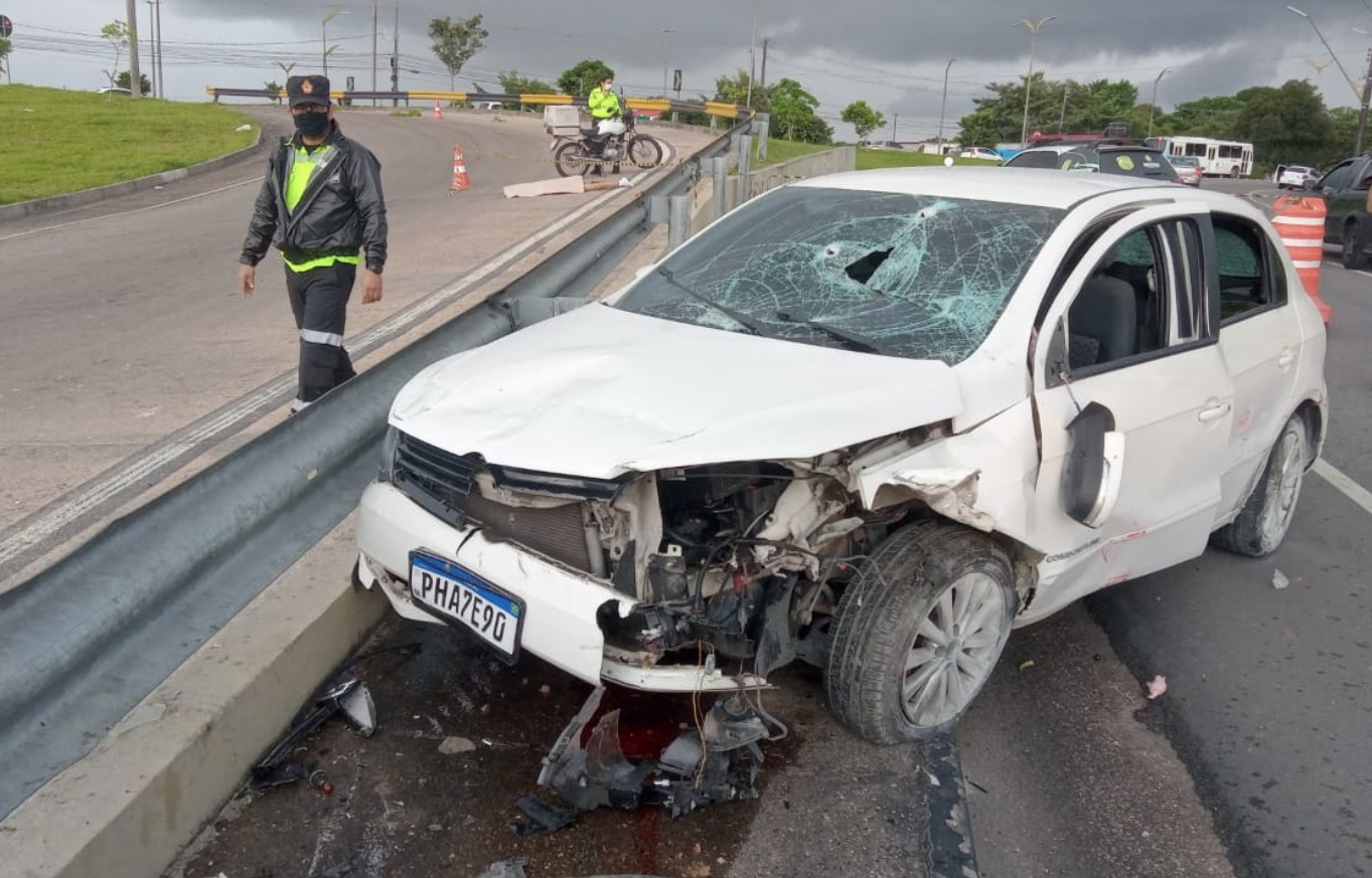 Identificado pedestre atropelado por criminosos em fuga em Manaus