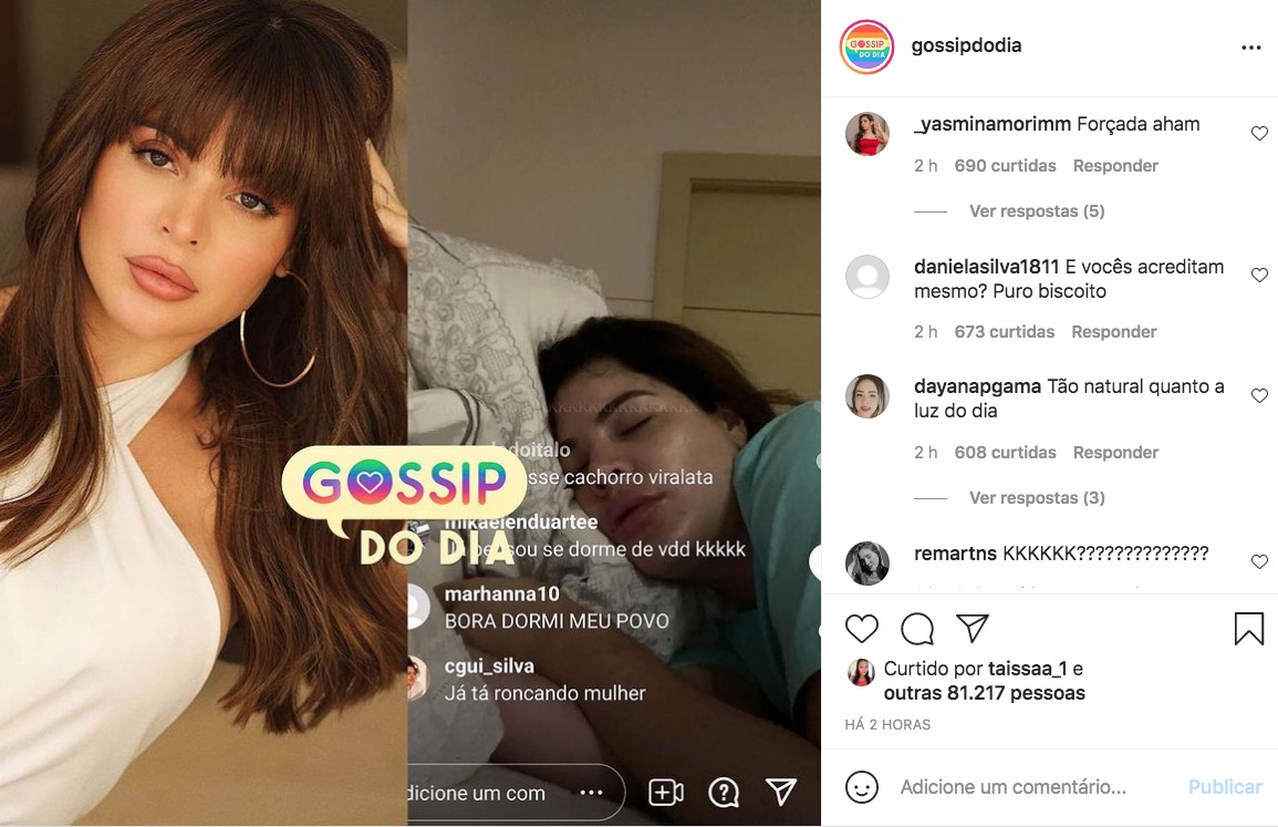 Gkay faz live de madrugada e dorme durante transmissão