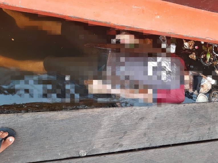 Com máscara, corpo de homem é comido por peixes em lago no Amazonas