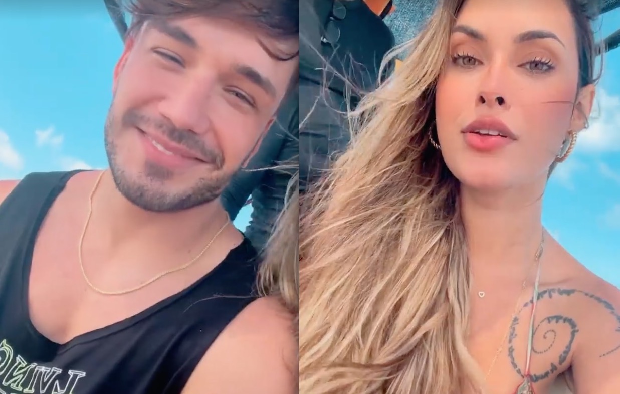 Ex-BBB Sarah mostra passeio com Lucas Vianna e aumenta rumores de namoro